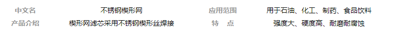不銹鋼楔形網(wǎng)濾芯的優(yōu)勢_http://nmyfmf.com_新聞資訊_第1張